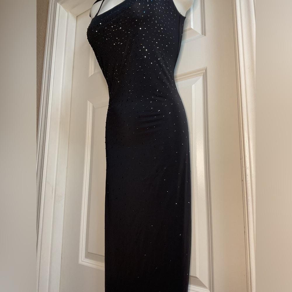 SKIMS: NWT - SWAROVSKI JELLY SHEER MAXI DRESS - Picture 6 of 9